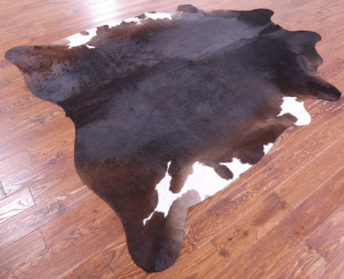 Dark Brown Natural Cowhide Rug - XX-Large 7' 9