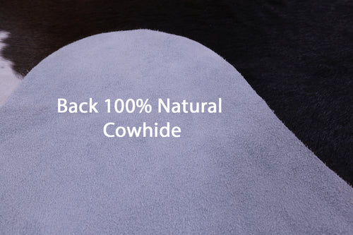 Dark Brown Natural Cowhide Rug - XX-Large 7' 9