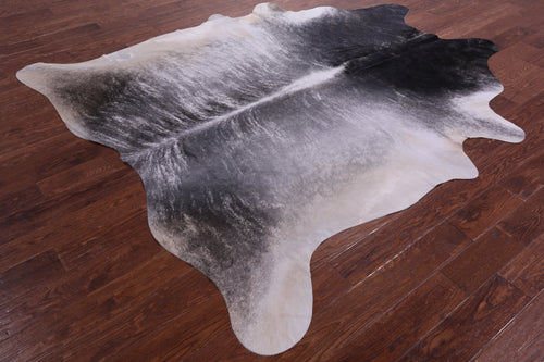 Grey Brindle Natural Cowhide Rug - XX-Large 8' 0