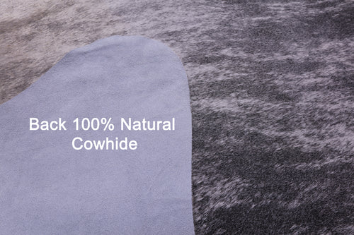 Grey Brindle Natural Cowhide Rug - XX-Large 8' 0