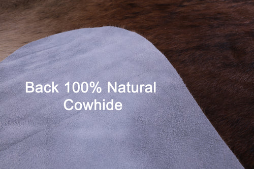 Light Brindle Natural Cowhide Rug - XX-Large 7' 10