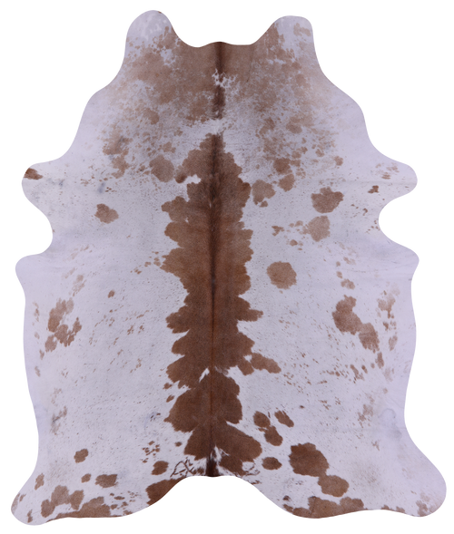 Brown Salt & Pepper Natural Cowhide Rug - X-Large 7' 0