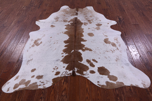 Brown Salt & Pepper Natural Cowhide Rug - X-Large 7' 0