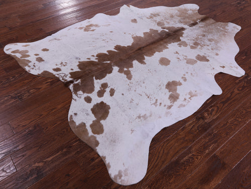 Brown Salt & Pepper Natural Cowhide Rug - X-Large 7' 0