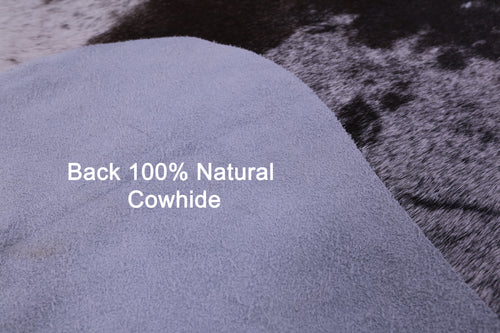 Brown & White Natural Cowhide Rug - XX-Large 8' 0