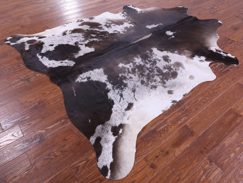 Brown & White Natural Cowhide Rug - XX-Large 8' 0