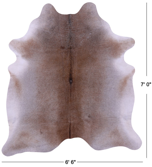 Light Brown Natural Cowhide Rug - X-Large 7' 0