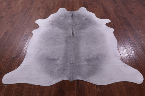 Grey Natural Cowhide Rug - XX-Large 7' 5