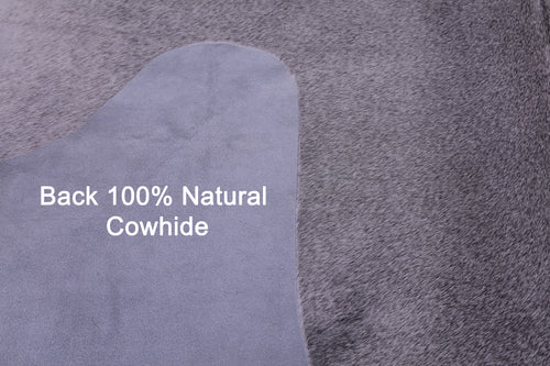 Grey Natural Cowhide Rug - XX-Large 7' 5
