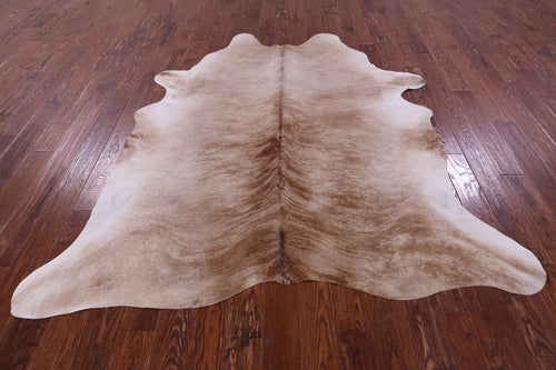 Light Brindle Natural Cowhide Rug - XX-Large 7' 5