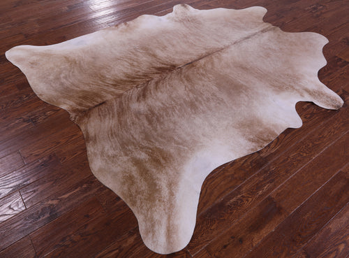 Light Brindle Natural Cowhide Rug - XX-Large 7' 5