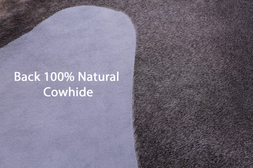 Grey Natural Cowhide Rug - XX-Large 7' 7