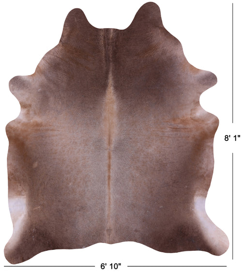 Champagne Natural Cowhide Rug - XX-Large 8' 1