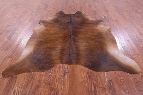 Brindle Natural Brown Cowhide Rug - X-Large 7' 0