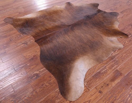 Brindle Natural Brown Cowhide Rug - X-Large 7' 0