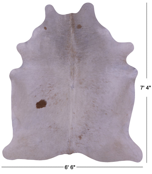 Beige Natural Cowhide Rug - XX-Large 7' 4