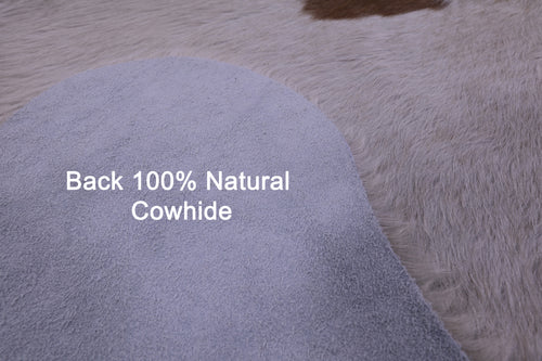 Beige Natural Cowhide Rug - XX-Large 7' 4