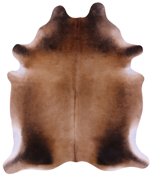 Light Brown Natural Cowhide Rug - XX-Large 7' 9