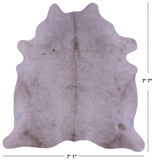 Beige Natural Cowhide Rug - XX-Large 7' 7