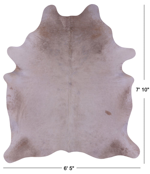 Beige Natural Cowhide Rug - XX-Large 7' 10