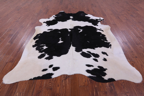 Black & White Natural Cowhide Rug - XX-Large 8' 2