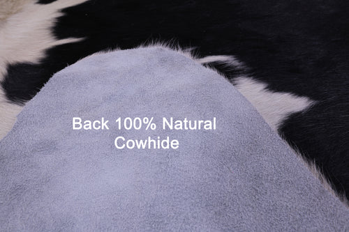 Black & White Natural Cowhide Rug - XX-Large 8' 2