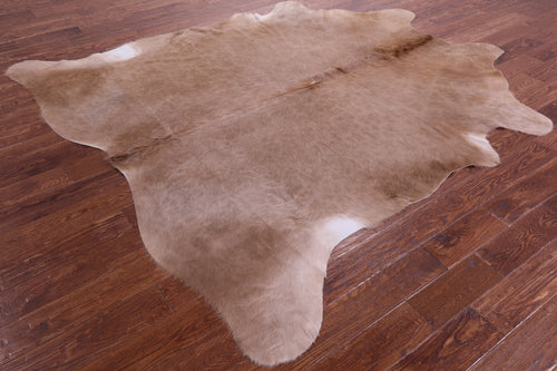 Light Brown Natural Cowhide Rug - XX-Large 7' 10