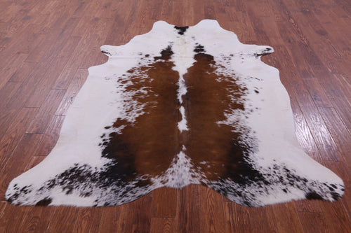 Brown Salt & Pepper Natural Cowhide Rug - XX-Large 7' 5