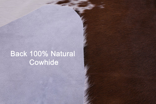 Brown Salt & Pepper Natural Cowhide Rug - XX-Large 7' 5