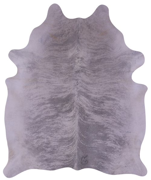 Grey Brindle Natural Cowhide Rug - XX-Large 7' 9