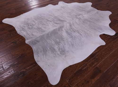 Grey Brindle Natural Cowhide Rug - XX-Large 7' 9