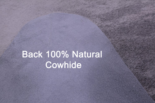 Grey Brindle Natural Cowhide Rug - XX-Large 7' 9