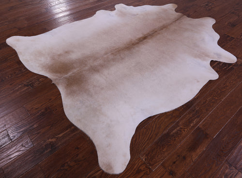Beige Natural Cowhide Rug - XX-Large 7' 8