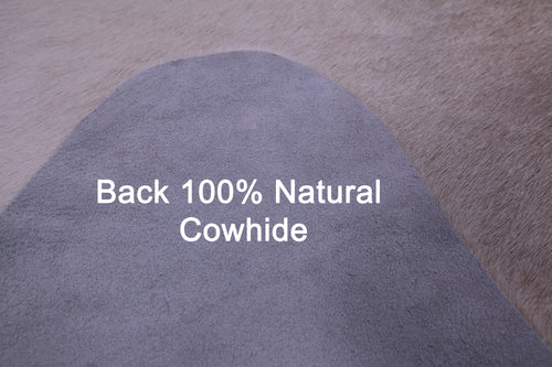 Beige Natural Cowhide Rug - XX-Large 7' 8