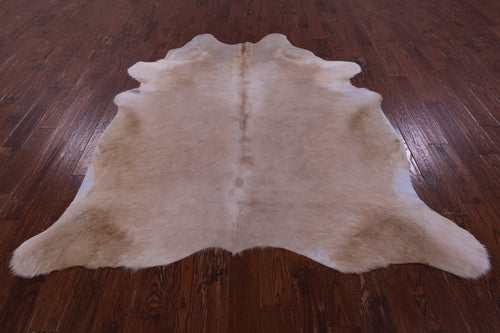 Beige Natural Cowhide Rug - XX-Large 7' 6
