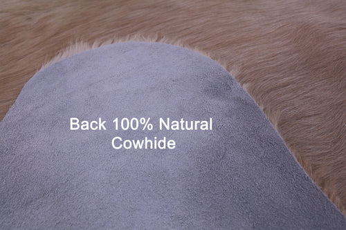 Beige Natural Cowhide Rug - XX-Large 7' 6