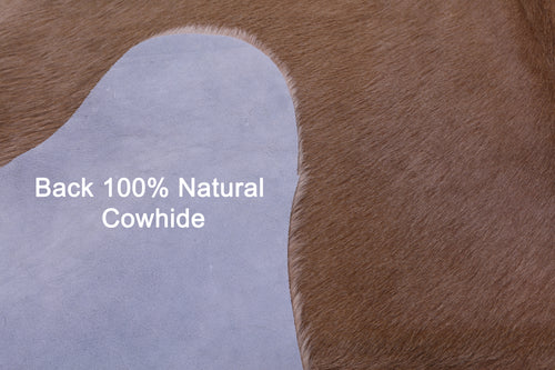 Light Brown Natural Cowhide Rug - X-Large 7' 1
