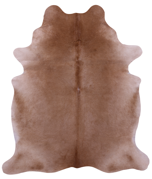 Light Brown Natural Cowhide Rug - X-Large 7' 1
