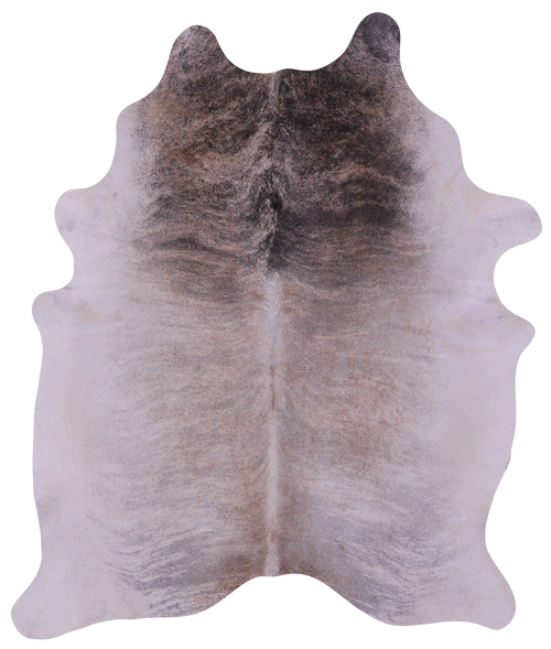 Grey Brindle Natural Cowhide Rug - XX-Large 7' 10