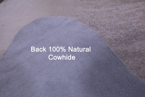 Grey Brindle Natural Cowhide Rug - XX-Large 7' 10