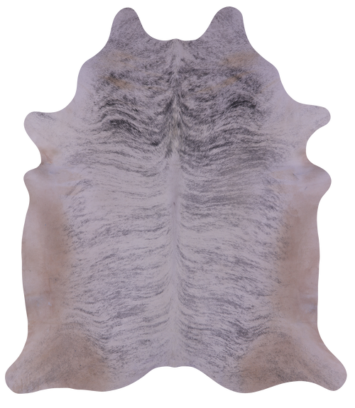 Grey Brindle Natural Cowhide Rug - XX-Large 8' 0