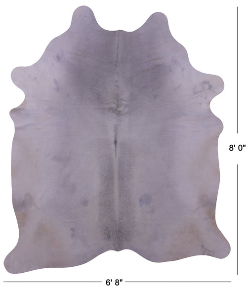 Grey Natural Cowhide Rug - XX-Large 8' 0