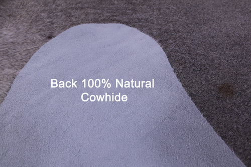 Grey Natural Cowhide Rug - XX-Large 7' 8