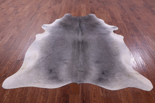 Grey Natural Cowhide Rug - X-Large 7' 3