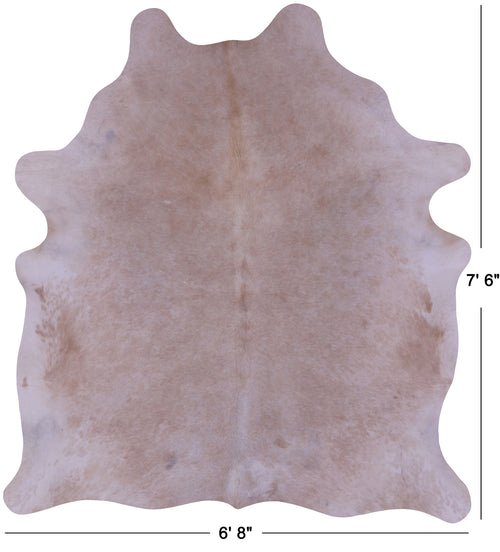 Beige Natural Cowhide Rug - XX-Large 7' 6