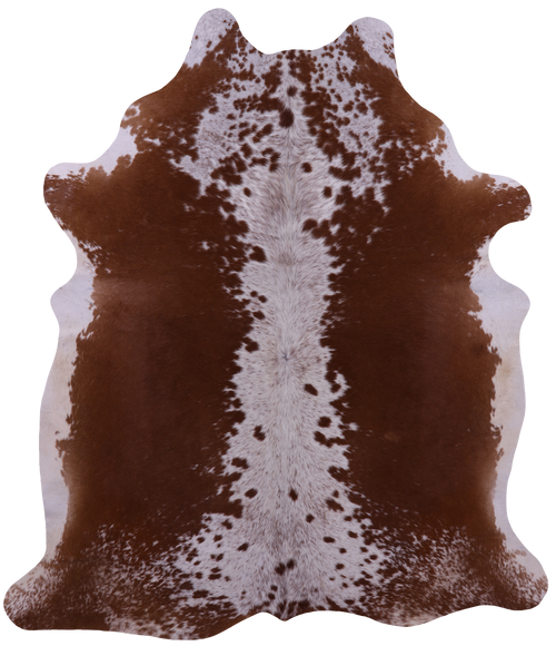 Brown Salt & Pepper Natural Cowhide Rug - XX-Large 8' 0