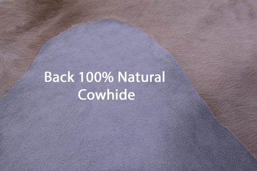 Beige Natural Cowhide Rug - XX-Large 8' 5
