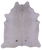 White Natural Cowhide Rug - XX-Large 7' 7"H x 6' 4"W