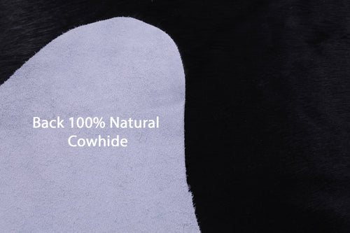 Black & White Natural Cowhide Rug - XX-Large 8' 2