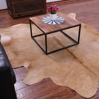 Thumbnail for Light Brown Natural Cowhide Rug